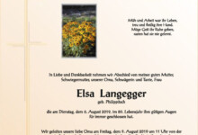 Langegger Elsa 2019