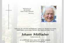 Johann Mösslacher vulgo Messner